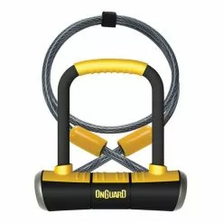 Lucchetto Con Cavo E Supporto OnGuard Pitbull Mini TD 8008 90 X 140 X 14 Mm