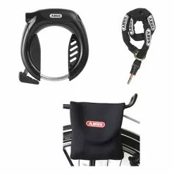 Pack Con Antifurto Da Telaio Abus Pro Tectic 4960 LH NKR + 6KS 85 Cm + ST4850