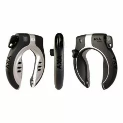 Antifurto Per Telaio Axa Victory Chiave Non Estraibile Nero Grigio