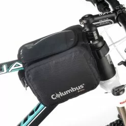 Borsa Telaio Columbus Outdoor Bike Frame Bag+ Telefono Nero -Vendite Elettronica Ciclismo a09081 2