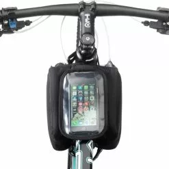 Borsa Telaio Columbus Outdoor Bike Frame Bag+ Telefono Nero -Vendite Elettronica Ciclismo a09081 4