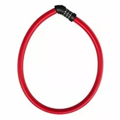 Antifurto A Cavo Abus 4408C/65 Rosso