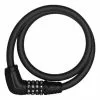 Antifurto A Cavo Abus 6412C/120 SCLL Nero
