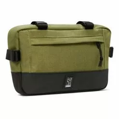 Borsa Da Telaio Chrome Doubletrack Medium Verde Nero