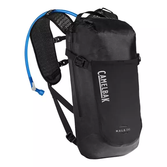 Zaino Idrico Camelbak MULE Evo 12 3L Nero Argento 1 Zaino Idrico Camelbak MULE Evo 12 3L Nero Argento