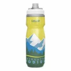 Borraccia Camelbak Podium Chill 620 Ml Mountains Limited Edition Giallo Blu
