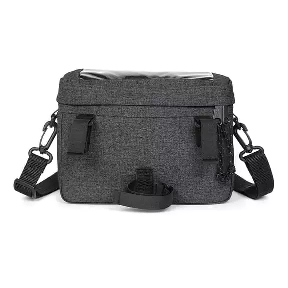 Borsa Da Manubrio Eastpak Aman Bike Nero Grigio-blu Riflettente 3 Borsa Da Manubrio Eastpak Aman Bike Nero Grigio-blu Riflettente - immagine 3