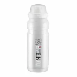Borraccia Elite Fly MTB 750 Ml Trasparente Grigio