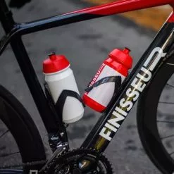 Borraccia Finisseur 500 Ml Rosso Bianco -Vendite Elettronica Ciclismo fns bdn01 002 101