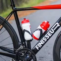 Borraccia Finisseur 500 Ml Rosso Bianco -Vendite Elettronica Ciclismo fns bdn01 002 102