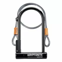 Lucchetto Kryptonite Keeper 12STD + Cavo 4 Nero