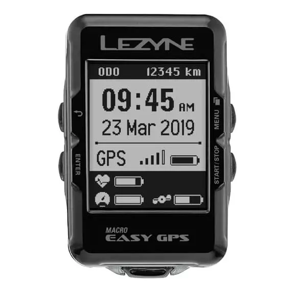Ciclocomputer Lezyne Macro Easy GPS Nero 1 Ciclocomputer Lezyne Macro Easy GPS Nero