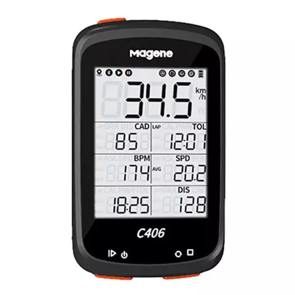 Ciclocomputer GPS Magene C406 Nero 1 Ciclocomputer GPS Magene C406 Nero