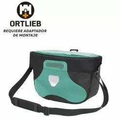 Borsa Manubrio Ortlieb Ultiopaco Six Free 6,5L Blu Turchese Nero