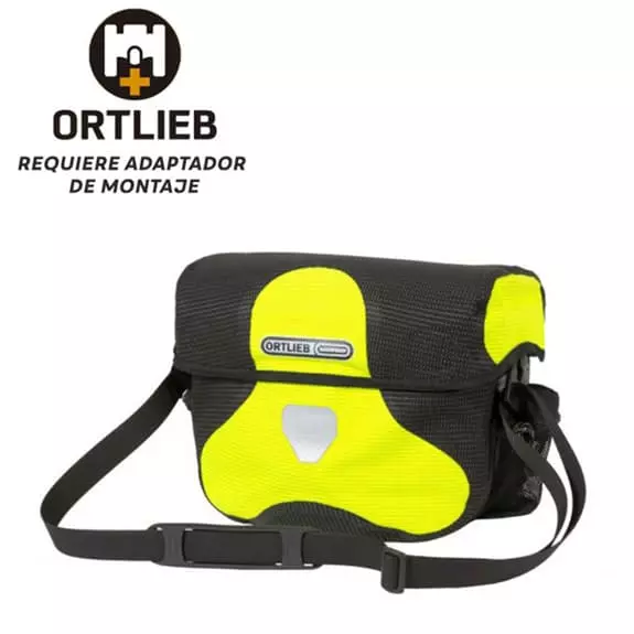 Borsa Manubrio Ortlieb Ultiopaco Six High Visibility 7L Giallo Nero 1 Borsa Manubrio Ortlieb Ultiopaco Six High Visibility 7L Giallo Nero