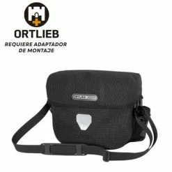 Borsa Manubrio Ortlieb Ultiopaco Six High Visibility 7L Nero Bianco