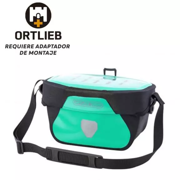 Borsa Manubrio Ortlieb Ultiopaco Six Free 5L Blu Turchese Nero 1 Borsa Manubrio Ortlieb Ultiopaco Six Free 5L Blu Turchese Nero