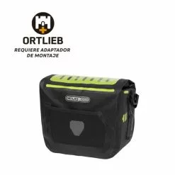 Borsa Manubrio Ortlieb E-Glow 7L Nero Giallo