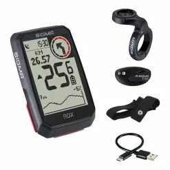 Ciclocomputer Sigma ROX 4.0 + HR Set Nero