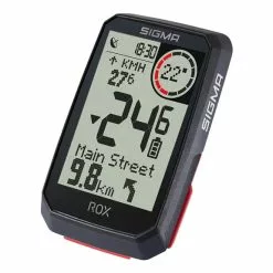 Ciclocomputer Sigma ROX 4.0 + Sensore Di Velocità E Cadenza Nero -Vendite Elettronica Ciclismo sg 1062 100 2
