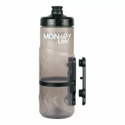 Borraccia SKS Monkeybottle Small Con Supporto 600 Ml Grigio Trasparente