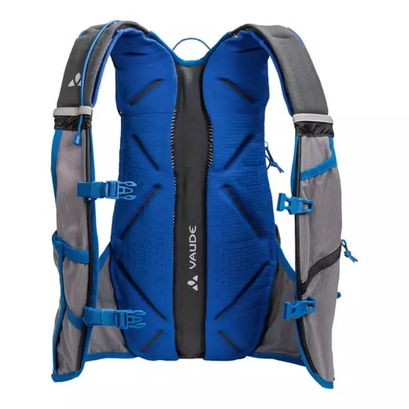 VAUDE Gilet Idrico Vaud Trail Sapcer 8L Nero Grigio Blu 2 VAUDE Gilet Idrico Vaud Trail Sapcer 8L Nero Grigio Blu - immagine 2
