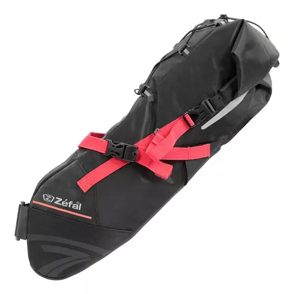 ZEFAL Borsa Per Sella Zéfal Z Adventure R11 Impermeabile Nero Rosso 1 ZEFAL Borsa Per Sella Zéfal Z Adventure R11 Impermeabile Nero Rosso