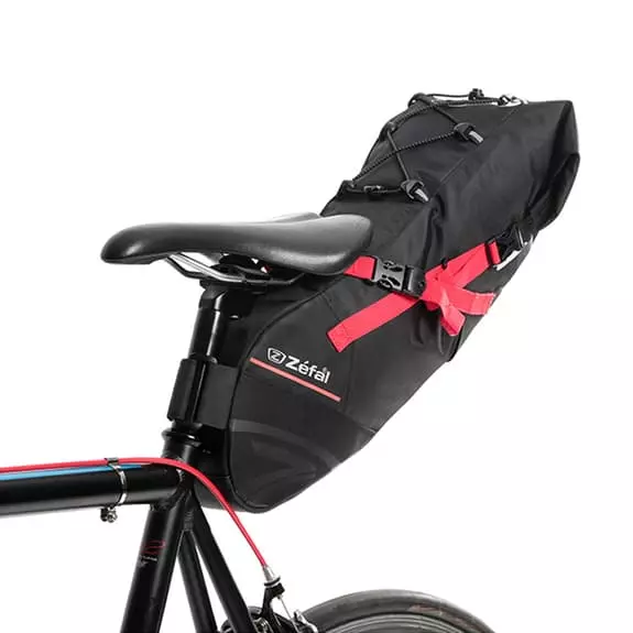 ZEFAL Borsa Per Sella Zéfal Z Adventure R11 Impermeabile Nero Rosso 3 ZEFAL Borsa Per Sella Zéfal Z Adventure R11 Impermeabile Nero Rosso - immagine 3